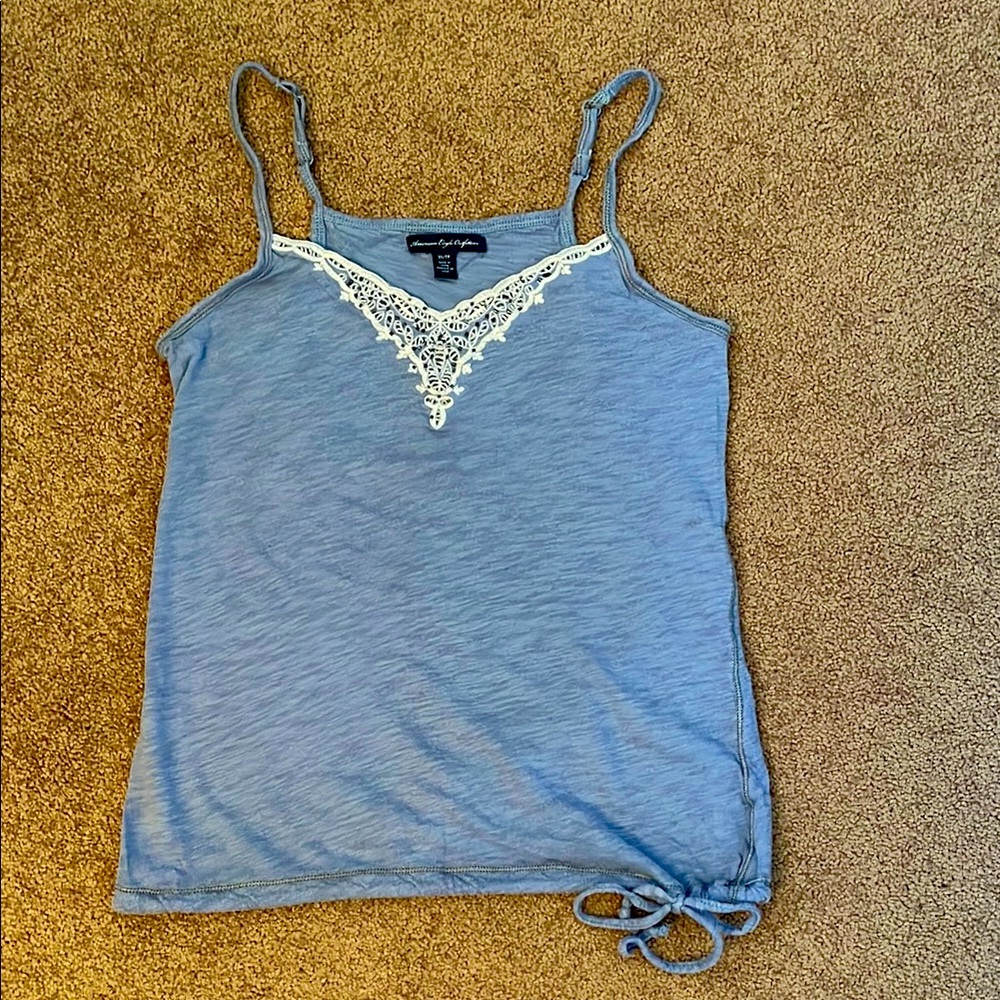 AEO pretty tank with beading